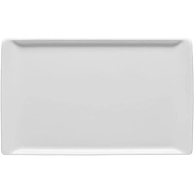 Rosenthal Modello 11770-800001-12380 Piatti da pranzo rettangolari a rete bianca - Porcellana Rosenthal Modello 11770-800001-12380 Piatti da pranzo rettangolari a rete bianca - Porcellana