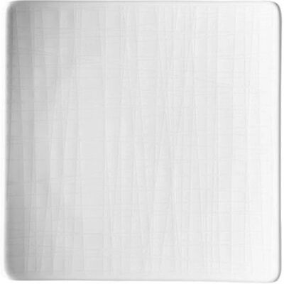 Rosenthal 11770-800001-16174 Assiette carrée en porcelaine blanche Rosenthal 11770-800001-16174 Assiette carrée en porcelaine blanche