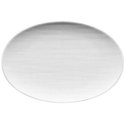Assiette ovale en porcelaine blanche Rosenthal 11770-800001-12718 Assiette ovale en porcelaine blanche Rosenthal 11770-800001-12718