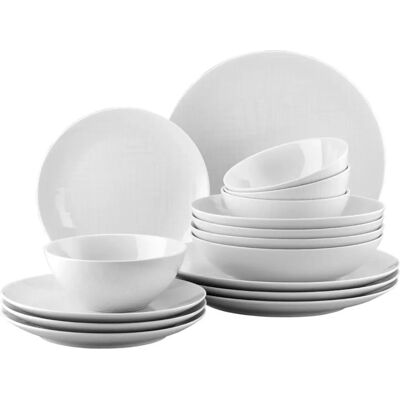 Rosenthal Modell 11770-800001-28370 Hvit Mesh Porcelensett - For 4 personer Rosenthal Modell 11770-800001-28370 Hvit Mesh Porcelensett - For 4 personer
