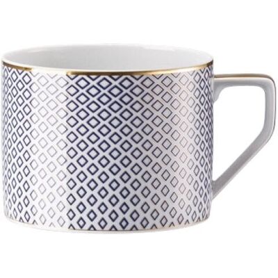 Rosenthal Modelo 10460-404307-14772 Taza de porcelana con cuadros azules Rosenthal Modelo 10460-404307-14772 Taza de porcelana con cuadros azules