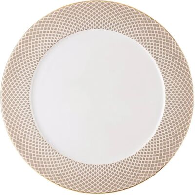 Rosenthal 33 cm Porcelánový talíř - Béžový Rosenthal 33 cm Porcelánový talíř - Béžový