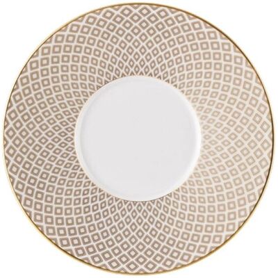 Rosenthal Modelo 10460-404308-14741 Platillo de porcelana Beige Rosenthal Modelo 10460-404308-14741 Platillo de porcelana Beige