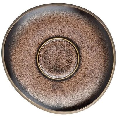 Rosenthal Junto Bronze Untertasse - Steinzeug - 11cm Rosenthal Junto Bronze Untertasse - Steinzeug - 11cm