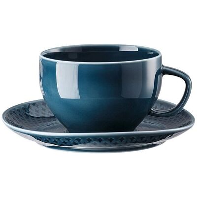 Rosenthal Junto Tasse à Thé Ocean Blue - Porcelaine - 0,24L - Thé Rosenthal Junto Tasse à Thé Ocean Blue - Porcelaine - 0,24L - Thé