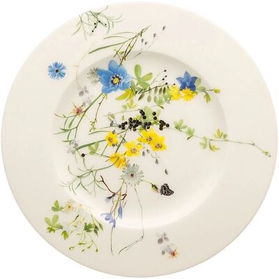 Rosenthal Modello 10530-405108-10019 Bone China 19cm Piatto Fleurs des Alpes Rosenthal Modello 10530-405108-10019 Bone China 19cm Piatto Fleurs des Alpes