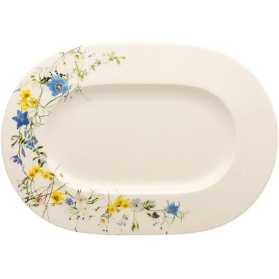Piatto Bone China 34cm Fleurs des Alpes di Rosenthal Piatto Bone China 34cm Fleurs des Alpes di Rosenthal