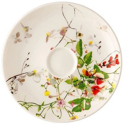 Rosenthal Modell 10530-405101-14936 Bone China Untertasse - Alpenblumen Rosenthal Modell 10530-405101-14936 Bone China Untertasse - Alpenblumen