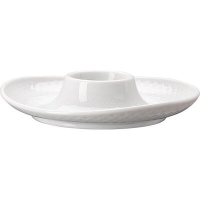 Rosenthal Junto Weiß Eierbecher mit Ablage - Tasse Rosenthal Junto Weiß Eierbecher mit Ablage - Tasse
