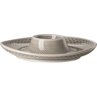 Rosenthal Junto Perlgrau Eierbecher mit Ablage - Eierbecher Rosenthal Junto Perlgrau Eierbecher mit Ablage - Eierbecher