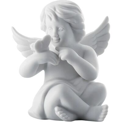 Rosenthal Angel with Butterfly - Porcelain Figurine, White Matte Rosenthal Angel with Butterfly - Porcelain Figurine, White Matte