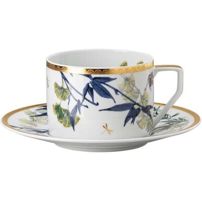 Rosenthal Turandot Hvite Teskje Sett - Porcelen Rosenthal Turandot Hvite Teskje Sett - Porcelen