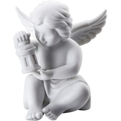 Anioł Rosenthal z Latarką - Anioł z Porcelany z Latarką - Mały Biały Mat Kolekcjonerski Anioł Rosenthal z Latarką - Anioł z Porcelany z Latarką - Mały Biały Mat Kolekcjonerski