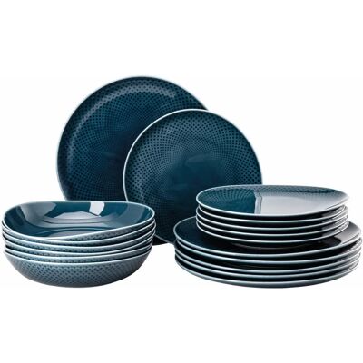 Rosenthal Junto Ocean Blue 18-tlg. Geschirrset Rosenthal Junto Ocean Blue 18-tlg. Geschirrset