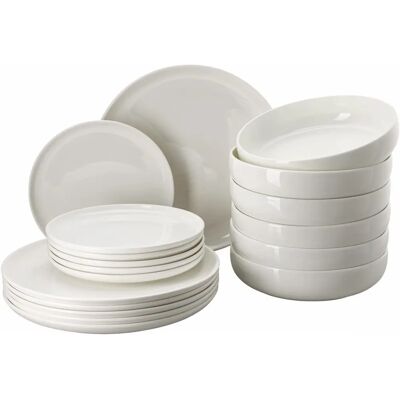 Rosenthal - Jade Lift - Bone China - Weiss - Dinnerware Set Rosenthal - Jade Lift - Bone China - Weiss - Dinnerware Set