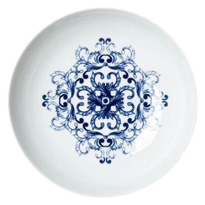 Rosenthal True Blue Suppenteller - 22cm Rund Porzellan Blau Rosenthal True Blue Suppenteller - 22cm Rund Porzellan Blau