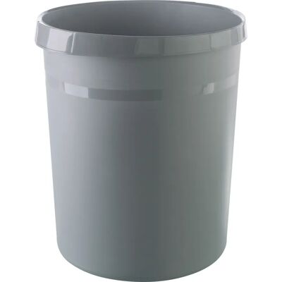HAN Karma Secchio per la spazzatura rotondo - 18L Plastica riciclata grigia HAN Karma Secchio per la spazzatura rotondo - 18L Plastica riciclata grigia