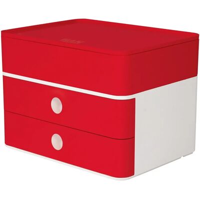 Organisateur de tiroirs de bureau en plastique rouge HAN 1100-17 - Publicité Organisateur de tiroirs de bureau en plastique rouge HAN 1100-17 - Publicité