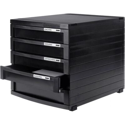 HAN Contur Drawer Unit - 5 Drawer Black DIN B4 HAN Contur Drawer Unit - 5 Drawer Black DIN B4