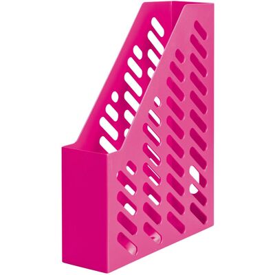 Support à magazines en plastique rose KLASSIK Trend Colours - A4/C4 - Publicité Support à magazines en plastique rose KLASSIK Trend Colours - A4/C4 - Publicité