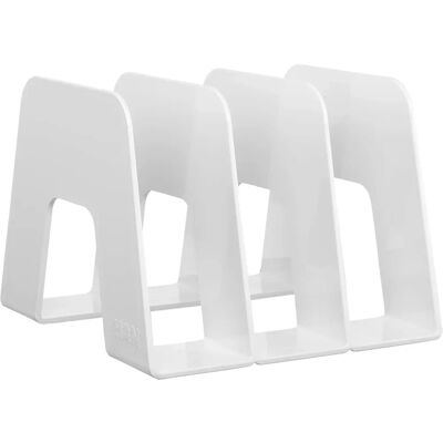 Han File Organizer - A4, 3 Compartments, White - Pack of 2 Han File Organizer - A4, 3 Compartments, White - Pack of 2