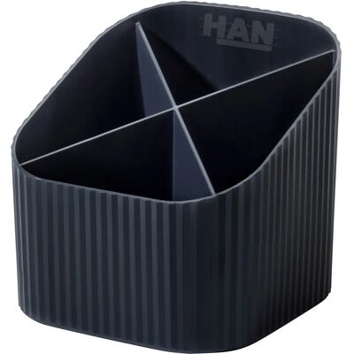HAN Karma Bureaublad Organizer - Gerecycled Plastic, 4 Vakken HAN Karma Bureaublad Organizer - Gerecycled Plastic, 4 Vakken