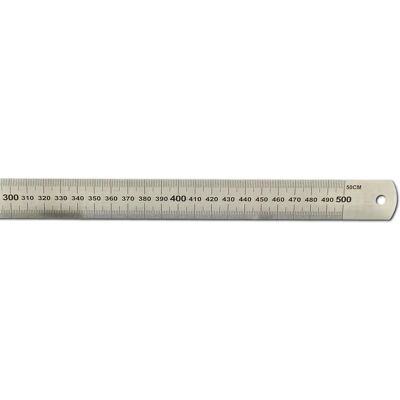 Règle en acier HEDUE 50cm - Outil de mesure - Publicité Règle en acier HEDUE 50cm - Outil de mesure - Publicité
