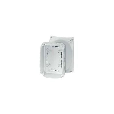 Boîte de dérivation Hensel - Polycarbonate, Gris, IP66/IP67/IP69 - 180x130x77mm - Publicité Boîte de dérivation Hensel - Polycarbonate, Gris, IP66/IP67/IP69 - 180x130x77mm - Publicité