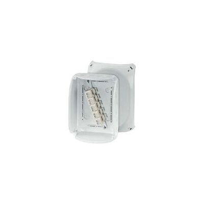 Caja de conexiones eléctrica Hensel KF 1610 G - Resistente a la intemperie, UV, 5 polos Caja de conexiones eléctrica Hensel KF 1610 G - Resistente a la intemperie, UV, 5 polos