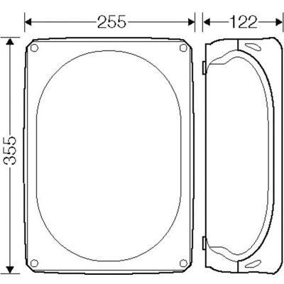 Hensel 62000079 Boîte de jonction en plastique résistante aux intempéries - Entrée câble 355mm x 255mm - Publicité Hensel 62000079 Boîte de jonction en plastique résistante aux intempéries - Entrée câble 355mm x 255mm - Publicité