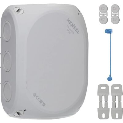 Caja de distribución Hensel DK 1000 G - IP66, 180x130x77mm Caja de distribución Hensel DK 1000 G - IP66, 180x130x77mm
