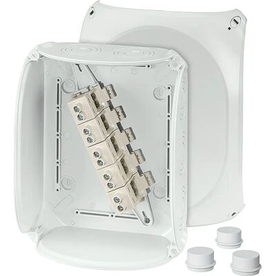 Hensel DK 2525 G Electrical Junction Box - IP66, Polycarbonate Hensel DK 2525 G Electrical Junction Box - IP66, Polycarbonate