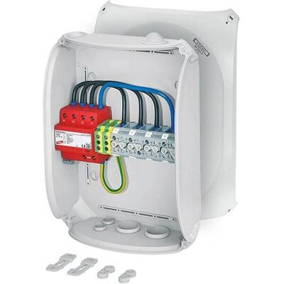 Hensel - SP 2834 G - 230V - Boîtier de protection contre les surtensions - Publicité Hensel - SP 2834 G - 230V - Boîtier de protection contre les surtensions - Publicité