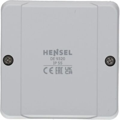Hensel Modell DE9320 - IP55 Elektroklemmenkasten - Grau Hensel Modell DE9320 - IP55 Elektroklemmenkasten - Grau