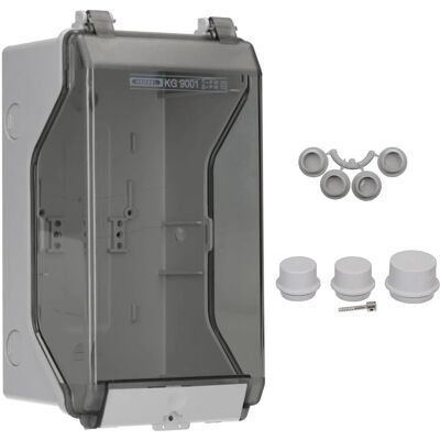 Hensel Behuizing KG9001 - IP65, 136x253x115mm, Transparant - Producttype Hensel Behuizing KG9001 - IP65, 136x253x115mm, Transparant - Producttype
