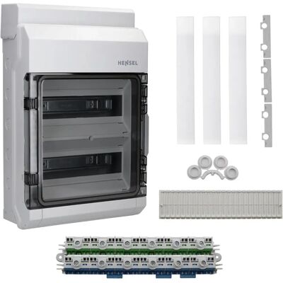 Hensel KV 9224 M - 24 DIN-Schienen IP65 Verteilerkasten - Elektrische Verteilerdose Hensel KV 9224 M - 24 DIN-Schienen IP65 Verteilerkasten - Elektrische Verteilerdose