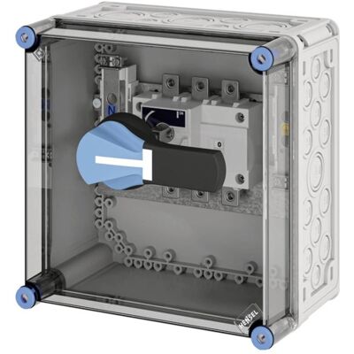 Boîtier Hensel Mi 7256 - Résistant, IP65, 160A, 3 pôles Boîtier Hensel Mi 7256 - Résistant, IP65, 160A, 3 pôles