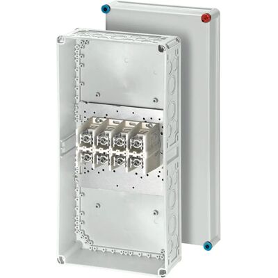 Hensel K 2404 Boîte de jonction électrique - IP65, 240mm², Gris - Publicité Hensel K 2404 Boîte de jonction électrique - IP65, 240mm², Gris - Publicité