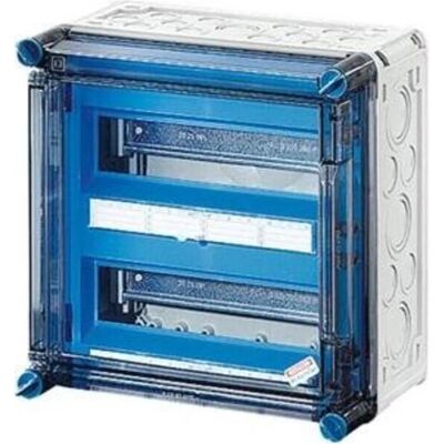 Boîtier de distribution Hensel MI 1220 - 24 modules, IP65 - Publicité Boîtier de distribution Hensel MI 1220 - 24 modules, IP65 - Publicité