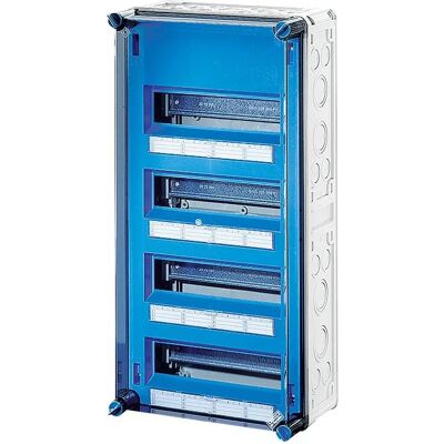 Hensel Mi 1448 Armoire de distribution - 48 rangées, IP65, Couvercle transparent - Publicité Hensel Mi 1448 Armoire de distribution - 48 rangées, IP65, Couvercle transparent - Publicité