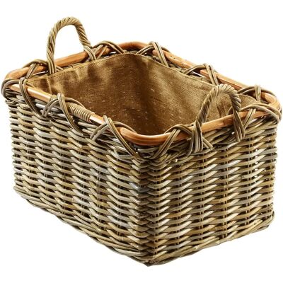 Locker Rustik Rattankorb Jute Kaminholzkorb Locker Rustik Rattankorb Jute Kaminholzkorb