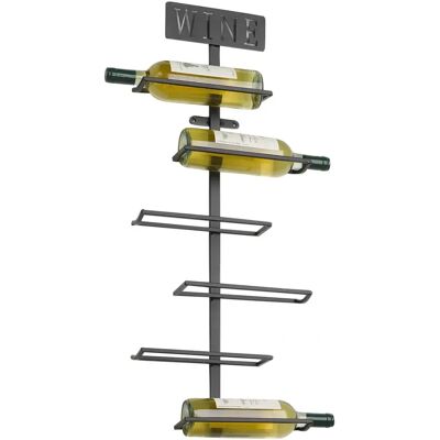 Home affaire Locker Weingestell - Modernes Design, 6 Flaschen, Wandmontage Home affaire Locker Weingestell - Modernes Design, 6 Flaschen, Wandmontage