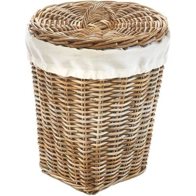 Locker Kubus Wäschekorb - Braun (beige) - 40L - Zeitloses Design Locker Kubus Wäschekorb - Braun (beige) - 40L - Zeitloses Design