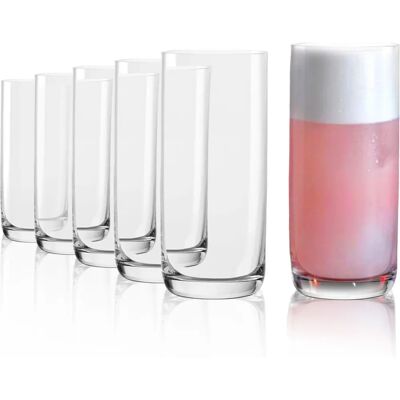 Set de 6 verres Longdrink Classic - 320ml, Cristal Set de 6 verres Longdrink Classic - 320ml, Cristal