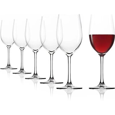 Ensemble de 6 verres à vin rouge Stölzle Classic long life - Vin - Publicité Ensemble de 6 verres à vin rouge Stölzle Classic long life - Vin - Publicité