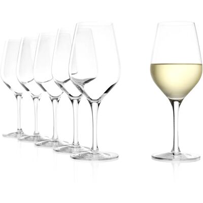 Verre à vin blanc transparent Exquisit - 6 pièces Verre à vin blanc transparent Exquisit - 6 pièces