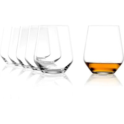 Stölzle Lausitz 6 Stk Whiskyglas - Kristall, 10cm, 370ml Stölzle Lausitz 6 Stk Whiskyglas - Kristall, 10cm, 370ml