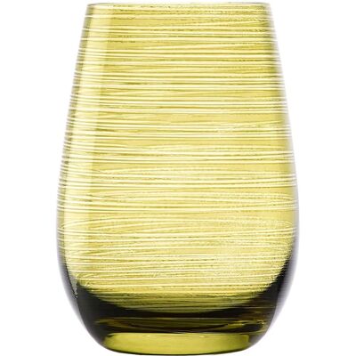 Stölzle Lausitz Twister Olive Green Glass Set - Drinkware Stölzle Lausitz Twister Olive Green Glass Set - Drinkware