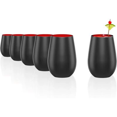 Vasos Olímpicos Stolzle Lausitz Negros - Utensilios para beber Vasos Olímpicos Stolzle Lausitz Negros - Utensilios para beber