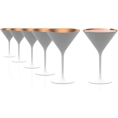 Ensemble de 6 verres à cocktail en cristal Olympic Ensemble de 6 verres à cocktail en cristal Olympic